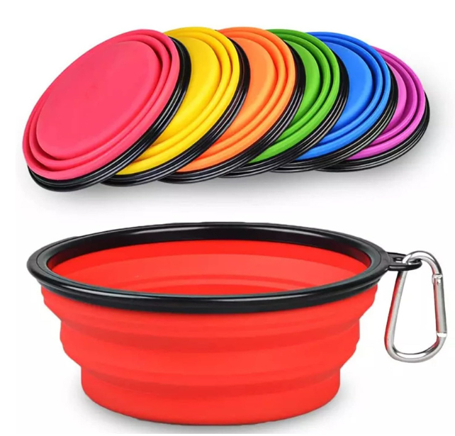 寵物（wù）外出便攜式折疊狗狗碗